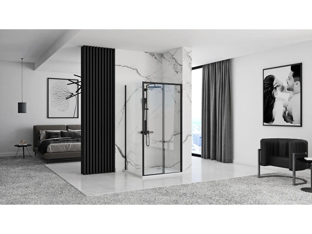Shower Cabin Homelumiere 110x100 Black