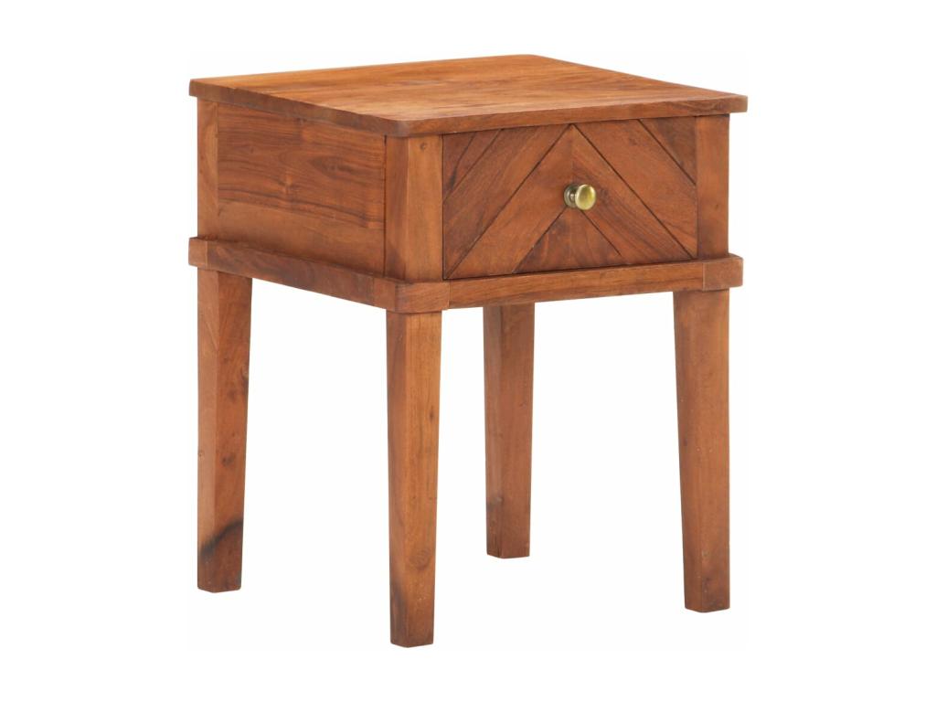 Bedside table 40x40x50 cm Solid Bohometop wood 21299GHYG