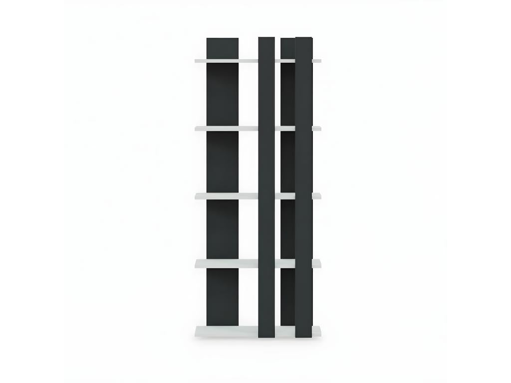 Bohometop Anthracite Bookcase 75x20x180 cm Bohometop 87121GBTL