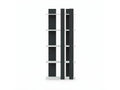 Bohometop Anthracite Bookcase 75x20x180 cm Bohometop 87121GBTL