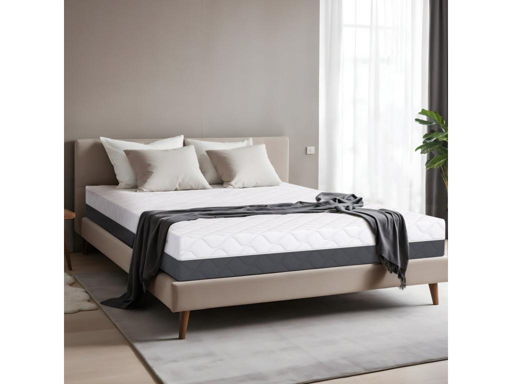 Homelumiere High-Density Memory Mattress 90x200 20cm Firm Hypoallergenic Removable Cover Made in Italy