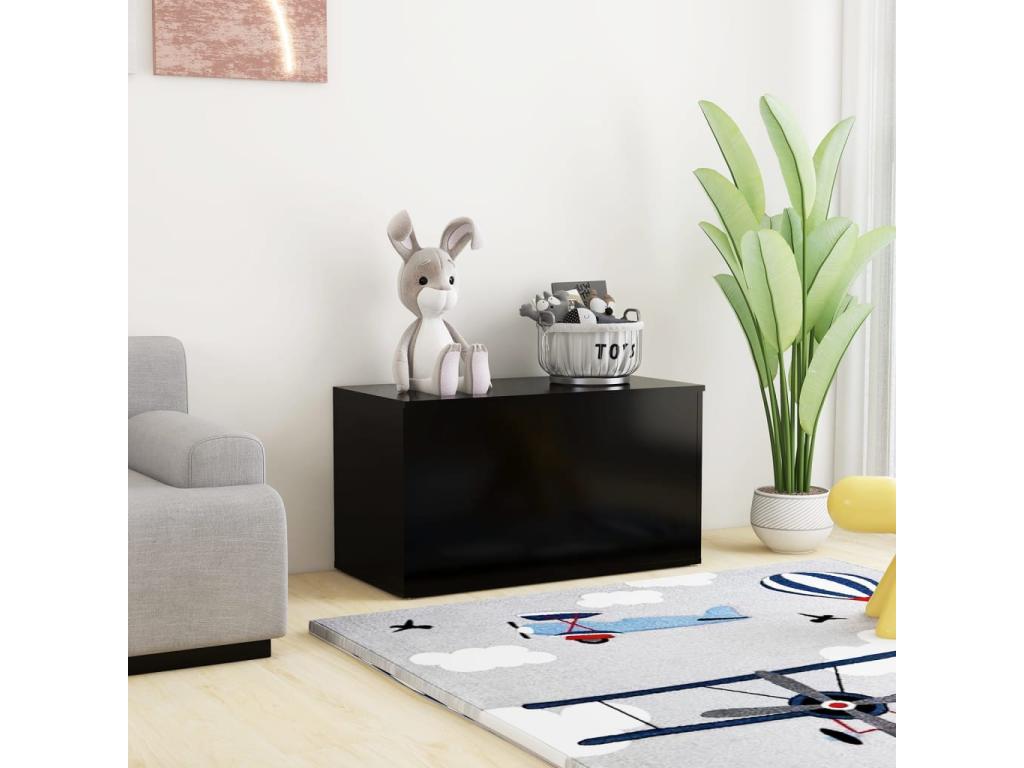 Black storage chest 84x42x46 79512FRRE