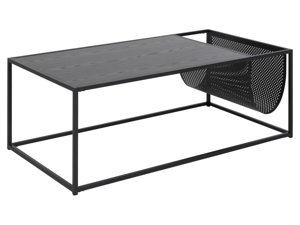 Sea Coffee table with black magazine rack.