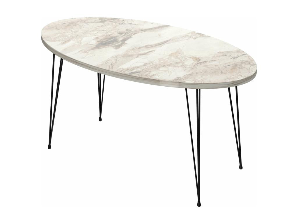 Oval coffee table 43 white 90x50x43 cm 03 0008508 92168CPOY
