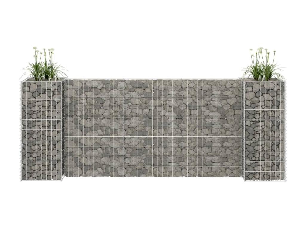 Gabion planter, 260x40x100 cm, 02 0000864 83283SYXG