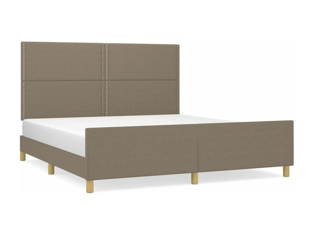 Bohometop bed frame with headboard, 180x200 cm, fabric, 31388VUCU