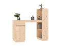Desk 110x53x117 cm Solid pine wood 67055MTLH