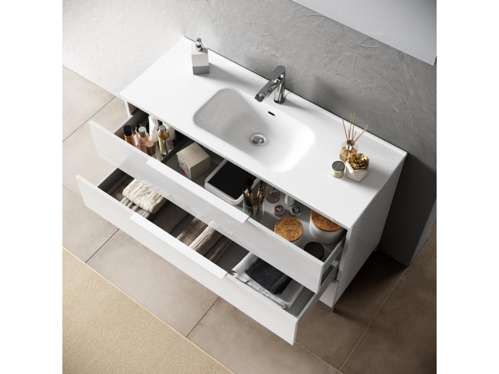 Bohometop 3-piece bathroom set, white, 84204FYWZ