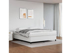 Delimoa White Bed Base 180x200 cm Faux Leather 66649DLEH