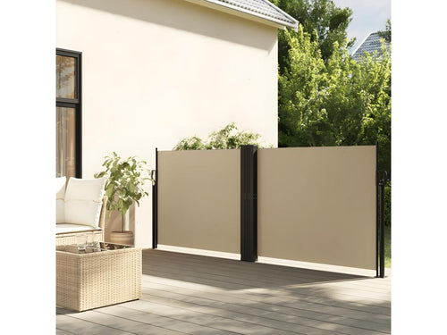 Beige retractable side awning 100x600 cm 79536RYEA