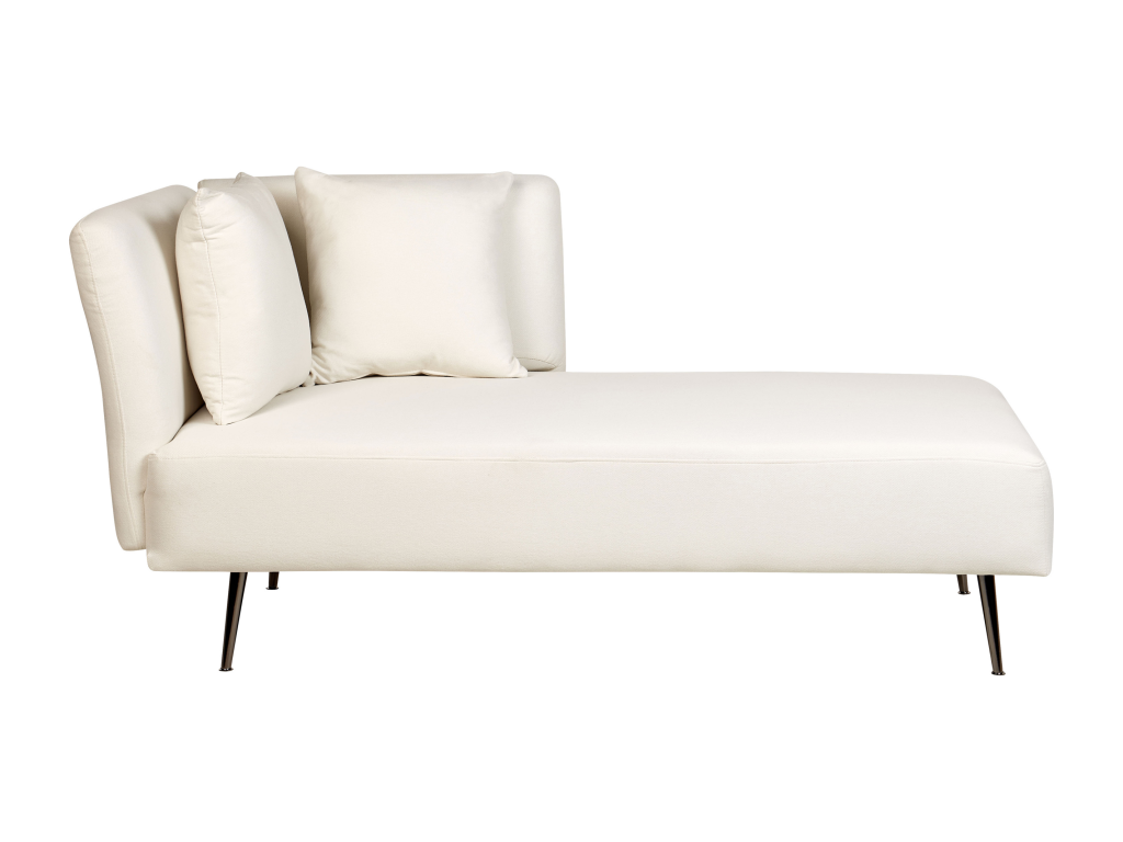 Bohometop Chaise Lounge, Off-White Fabric, Right-Hand Side, 82973DAEW