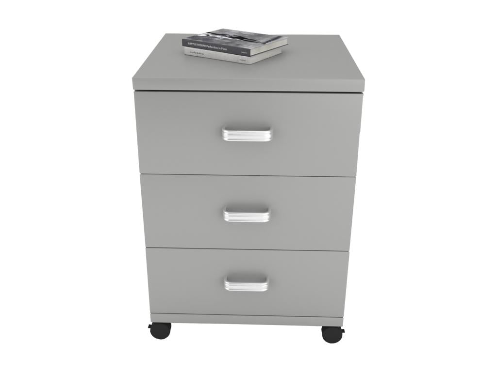 Bohometop Bohometop pedestal Side pedestal Bohometop desk pedestal Bohometop drawer Gray 35301BQED