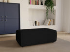 Homelumiere black corduroy pouf