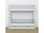 Wooden bunk bed - with drawer for mattress N03 Grey 120x190 75342EOVD
