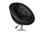 Black Faux Leather Bar Stool 98888NXJC