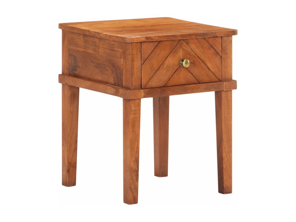 Bedside table 40x40x50 cm Solid Bohometop wood 21299GHYG