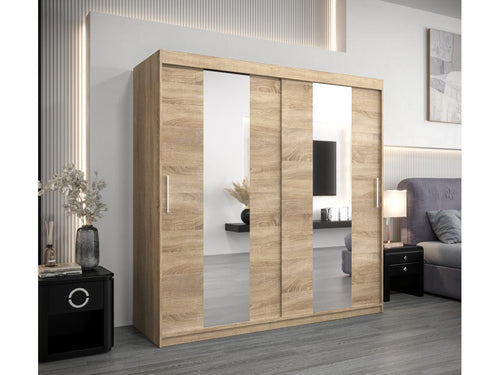 Homelumiere Sliding Door Wardrobe 200/200/62 2 Doors Homelumiere