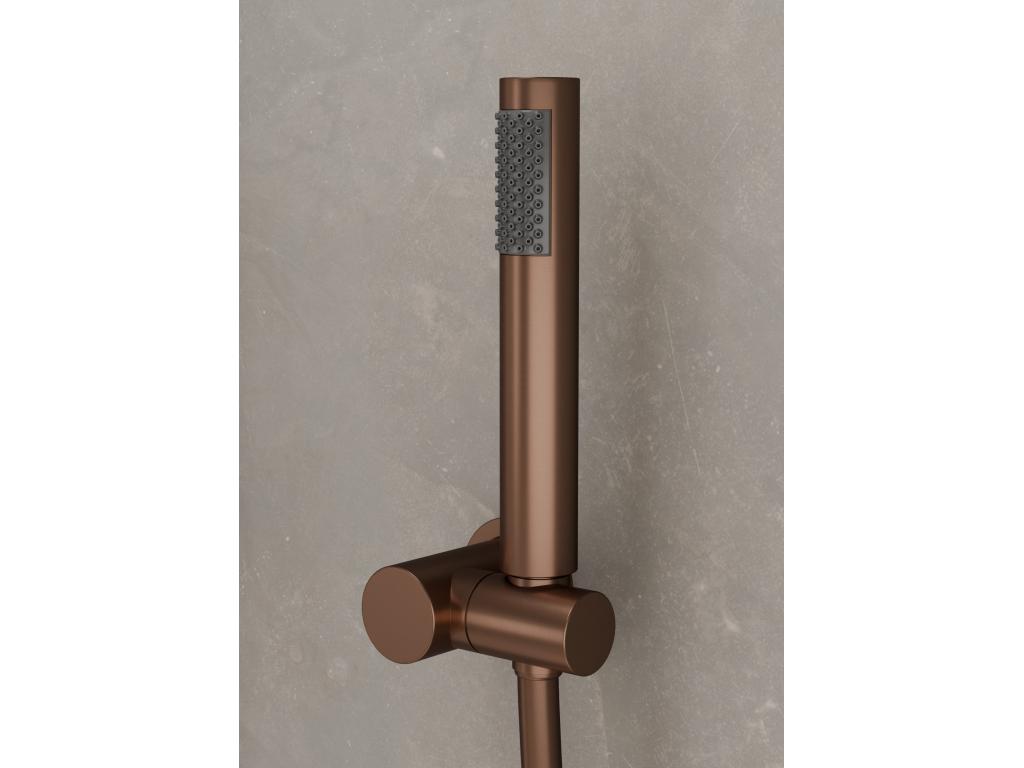Wall-mounted shower column, brushed rose gold - Bohometop 09506QAFE