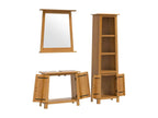 3-piece bathroom furniture set, solid pine wood 53887CDKU