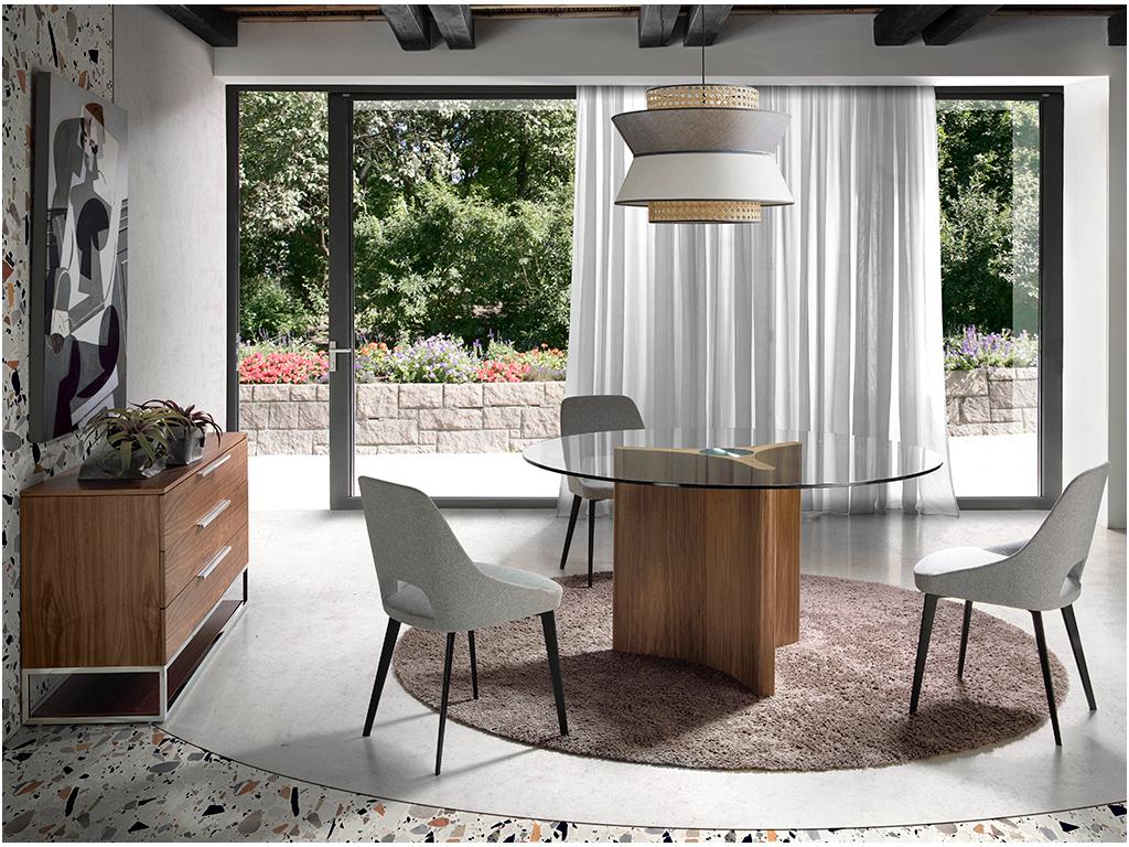 Homelumiere White Fabric Chair with Black Steel Legs - Set of 2 - Color Homelumiere 01