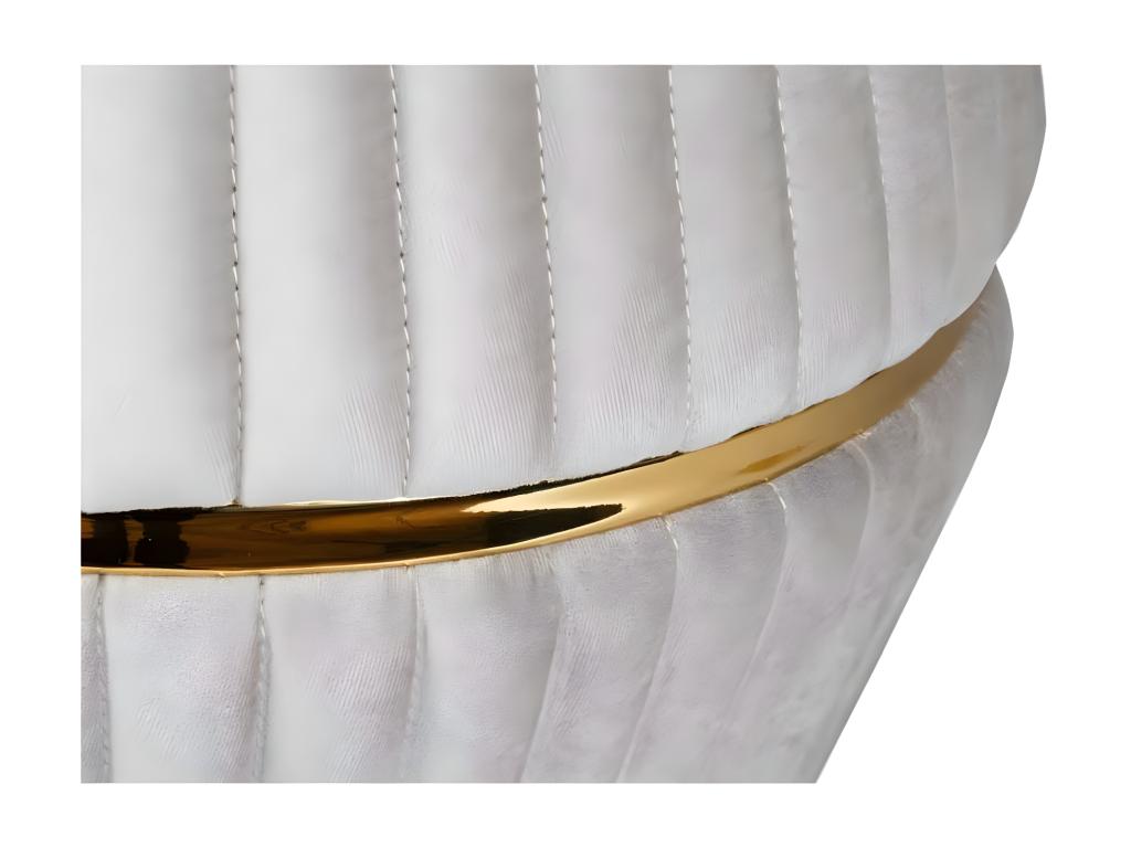 Bohometop Design Round Pouf 53cm Bohometop / Gold 66323EHFN