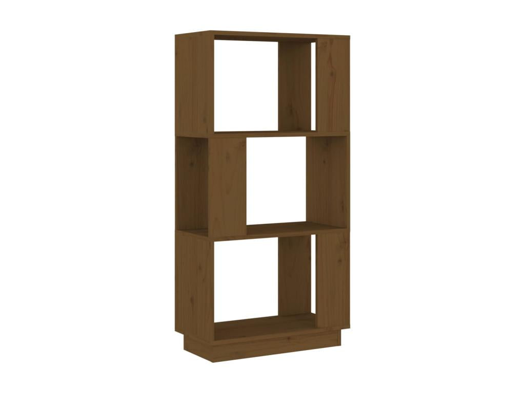Honey Brown Bookshelf/Partition 51x25x101 cm Solid Pine 31264ABQT