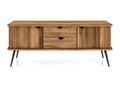 Homelumiere beech wood TV stand 144x46cm