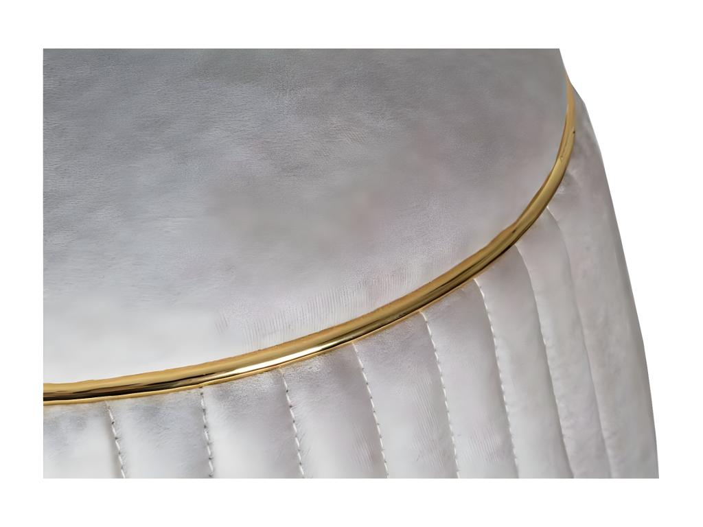 Bohometop Design Round Pouf 53cm Bohometop / Gold 66323EHFN