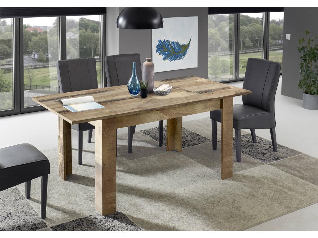 Bohometop Extendable Console Table with Extensions, Versatile Dining Table, Extendable Kitchen Table, Made in Italy, 137x90x79 cm, Bohometop 50840BIBY