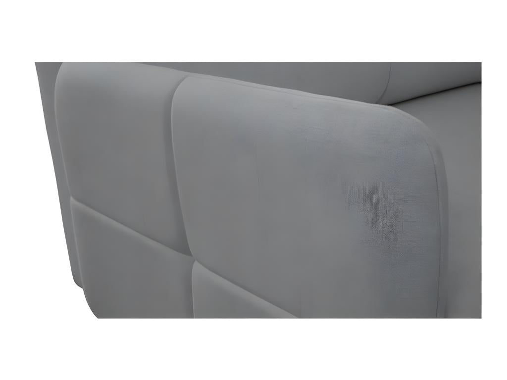 Bohometop NEVE85 3-seater convertible sofa in fabric, 210x99cm, grey, 21026ERLK