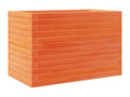 Brown wax planter 70x40x45.5 cm solid pine wood