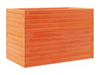 Brown wax planter 70x40x45.5 cm solid pine wood