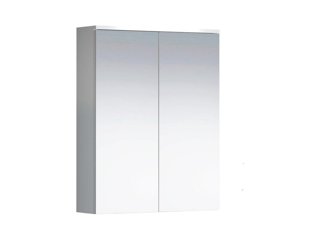 Bohometop White Bathroom Wall Cabinet with Mirror 60x78x18 cm Bohometop 71805SINA