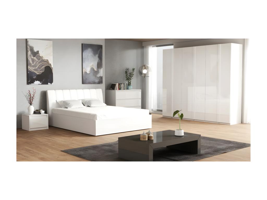 Delimoa Designer Bed - 180x200cm Sleeping Area - Double Bed for Bedroom 01851KIJX