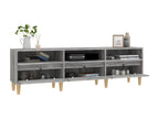 Bohometop TV stand, grey, 150x30x44.5 cm, engineered wood, 81914BGGY