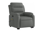 Electric Reclining Massage Chair, Dark Grey Fabric 67501OXJF