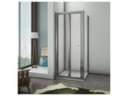 Folding shower enclosure 90x70x185cm, 90cm folding shower door with a fixed shower screen, safety and transparent glass 12752RNGU