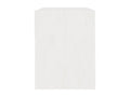 White bedside table, 40x31x40 cm, solid pine wood, 70925VHTM