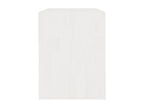 White bedside table, 40x31x40 cm, solid pine wood, 70925VHTM