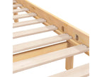 Solid pine wood bed frame 120x190 cm Small double 23390NCLG