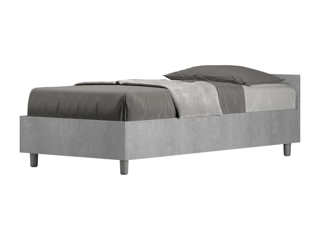 Homelumiere bed with concrete slatted base 80x200