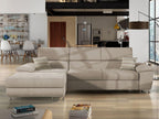 Bohometop 192 Corner Sofa, Light Brown, Sleeping Function, Bed Box, 275x170cm, 52132HARS