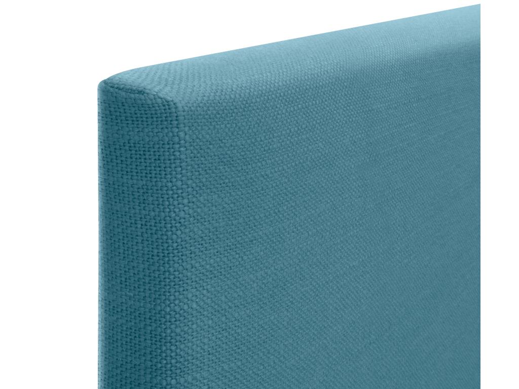 Bohometop Smooth Natural Linen Headboard 145x50cm for 135/140cm Beds - Turquoise 14639UKWP