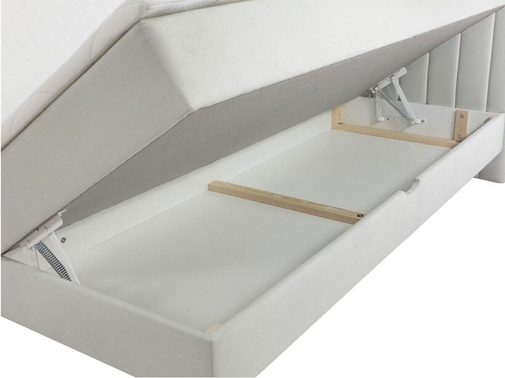 Continental Bed Homelumiere 142 Continental Double Light Brown 160x200 Tapestry 164cm