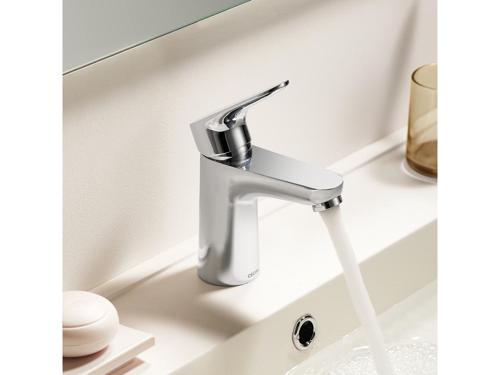 Bohometop Basin Mixer Tap, Black Stainless Steel Bathroom Faucet, EU Model 42925IQJM