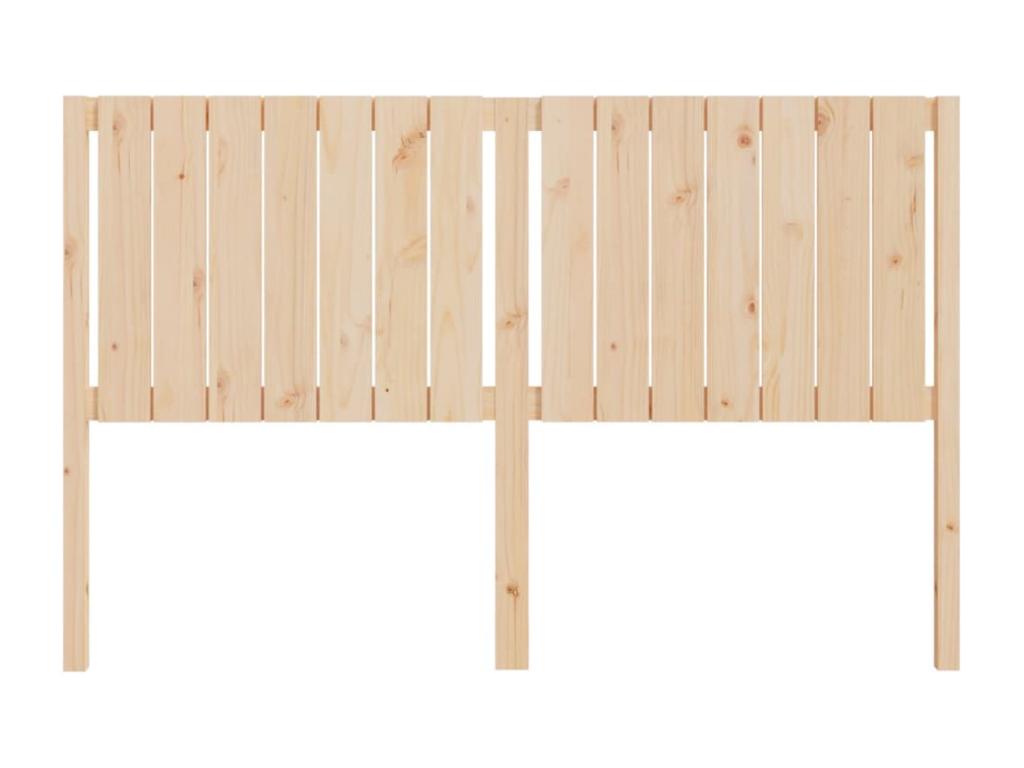 Headboard 165.5x4x100 cm Solid pine wood 90905YIJC