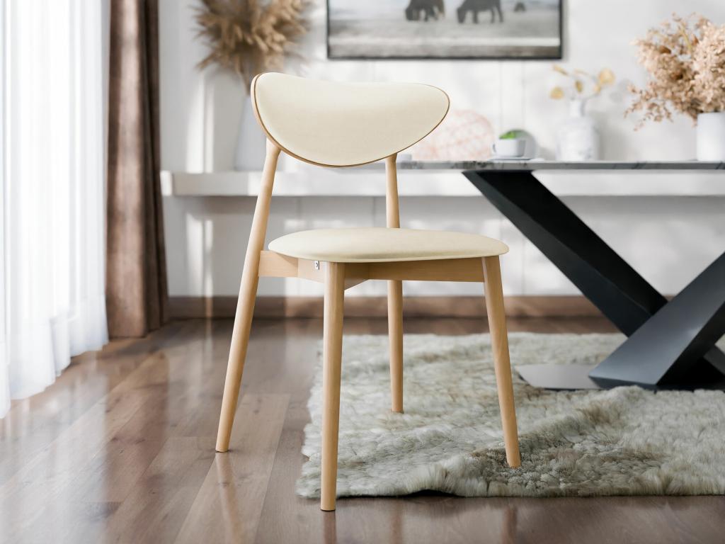 Bohometop Chair 103 80x48x49cm Upholstered Wood 73803PYJR