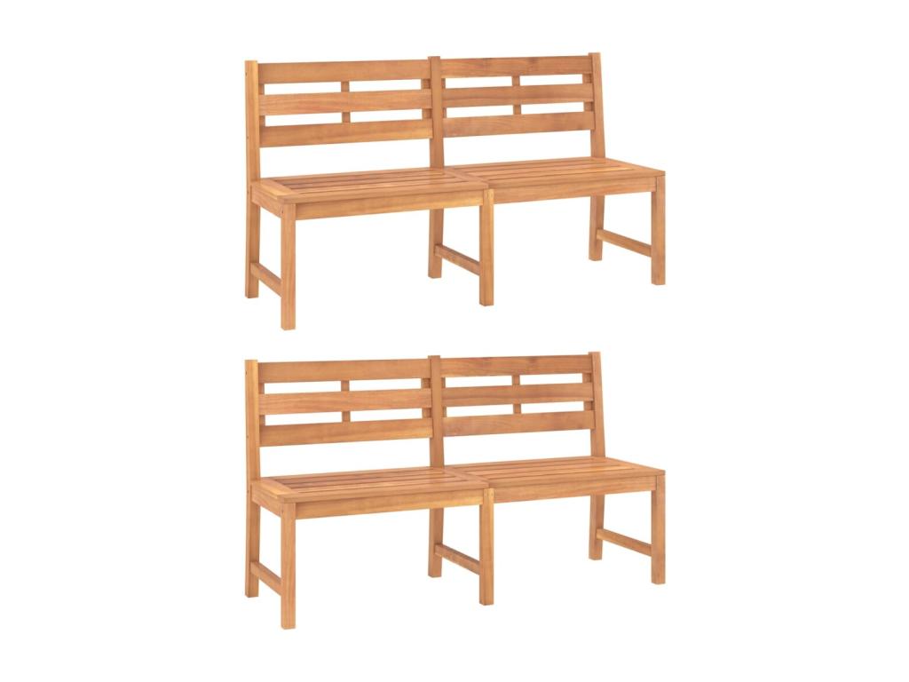 5-piece garden dining set, solid teak wood