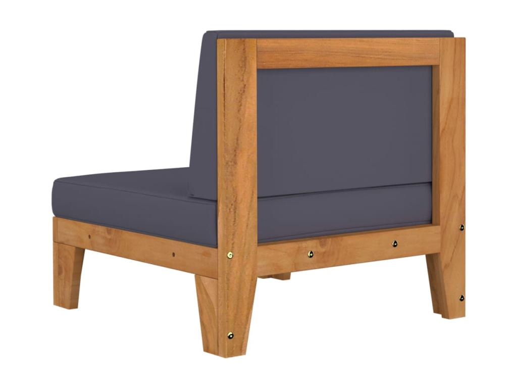 Bohometop 45844LPEY Sectional Sofa and Dark Grey Cushions