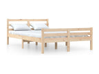 Bed frame Solid wood 140x190 cm 70886GPUS
